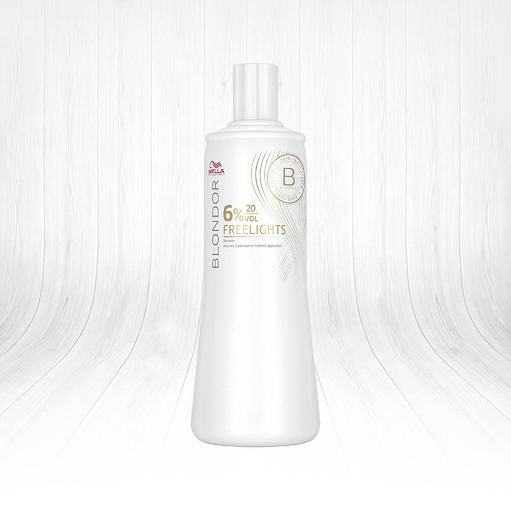 Wella Blondor Freelıghts Krem Oksidan 1000 Ml. - 20 Volume %6