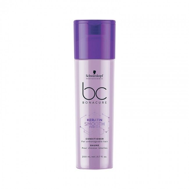 Schwarzkopf BC Bonacure Keratin Smooth Perfect - Asi ve Kabarık Saçlar İçin Düzleştirici Saç Kremi 200 Ml.