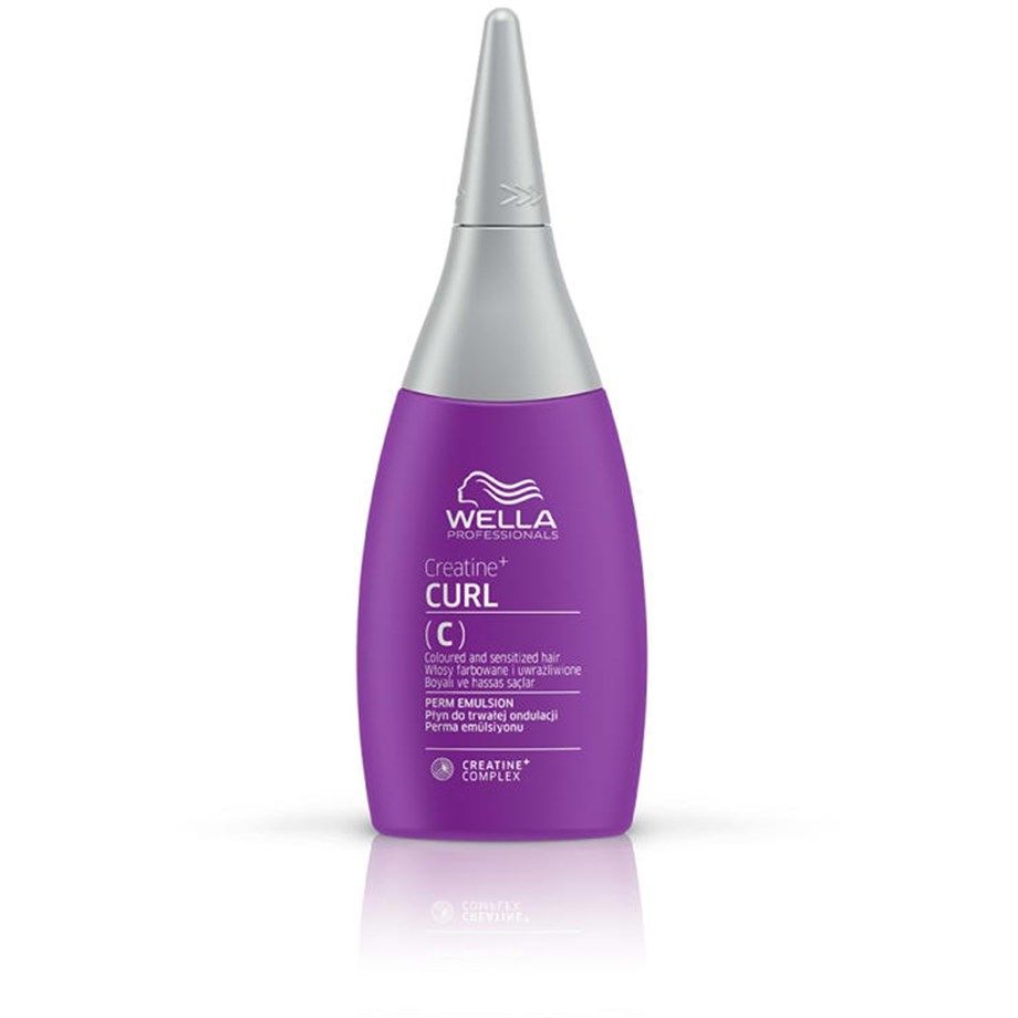 Wella Curl - C - Boyalı Saçlar için Perma ilacı - 75Ml