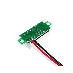 0.28'' Mini Dijital Voltmetre 3 Kablolu - Kırmızı