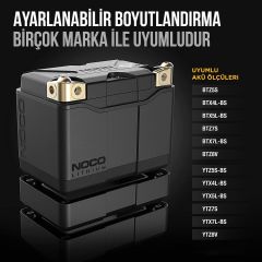 NOCO NLP5 12V 2Ah. 26Wh Li-ion Motosiklet Aküsü CCA 250A LiFeP04