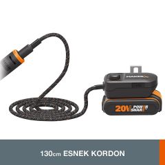 WORX WA7161 MAKERX 20Volt HUBX USB Portlu Devir Ayarlı Adaptör (Akü Dahil Değildir)