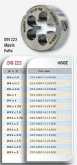 Werka DIN223 %5 Kobaltlı Metrik Pafta (Ölçü Seçeneklerine Bakınız)