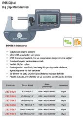 Werka IP65 Dijital Dış Çap Mikrometresi (Ölçü Seçeneklerine Bakınız)