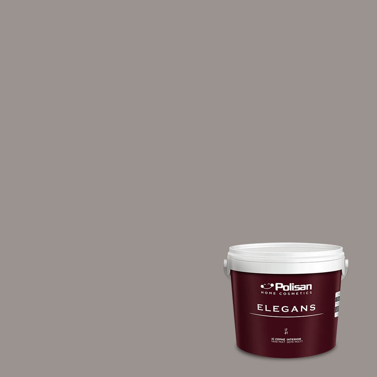 Polisan Elegans Yarı Mat İç Cephe Boyası 7,5 Litre Zengin Gri 4003 Cİ-6204