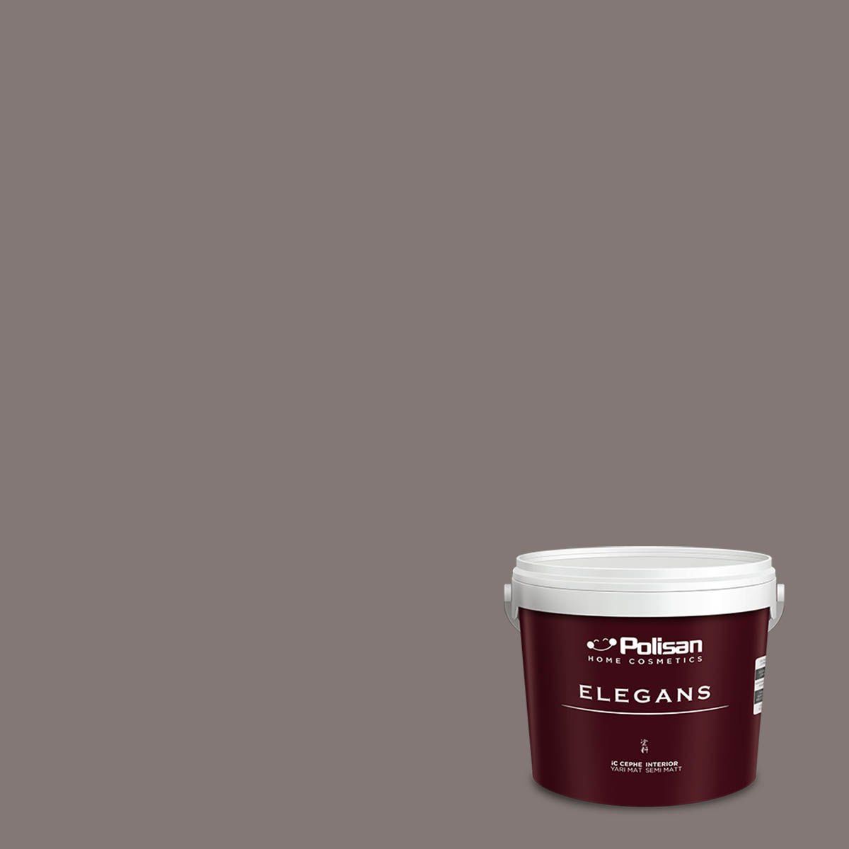 Polisan Elegans Yarı Mat İç Cephe Boyası 7,5 Litre Elegan Gri 4004 Cİ-6205
