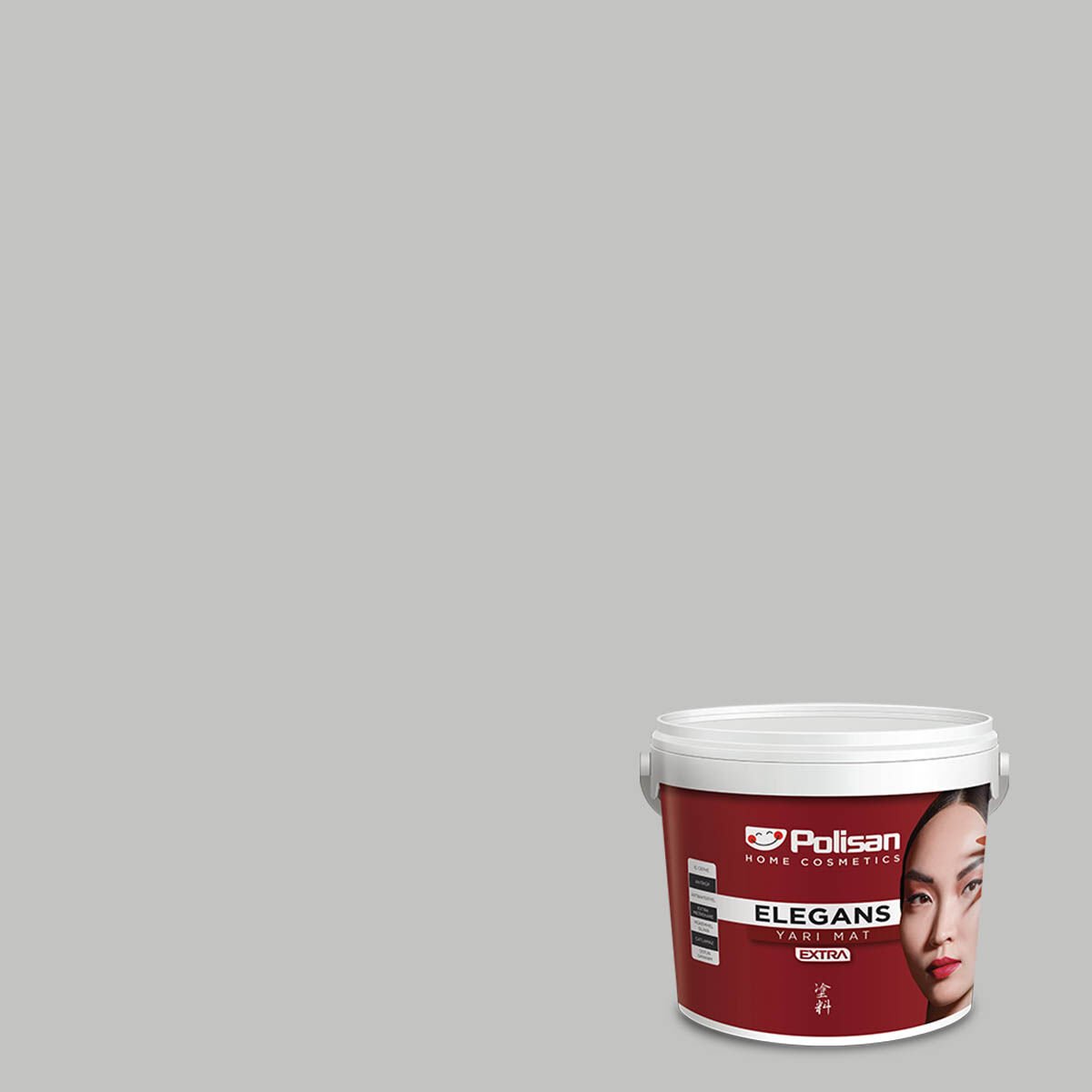 Polisan Elegans Extra Yarı Mat İç Cephe Boyası 12,5 Litre Marjinal Gri 1850 Cİ-7602