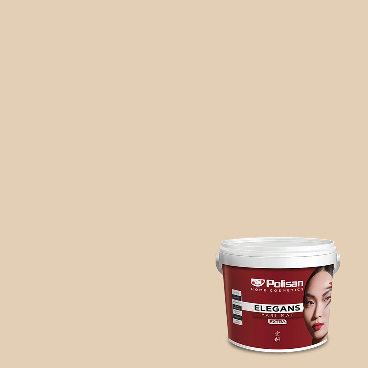 Polisan Elegans Extra Yarı Mat İç Cephe Boyası 12,5 Litre İstanbul Beji 066 Cİ-6294