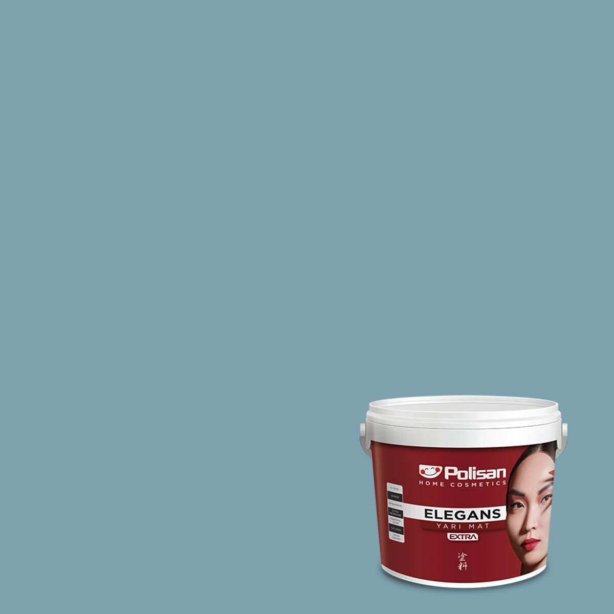 Polisan Elegans Extra Yarı Mat İç Cephe Boyası 12,5 Litre Pasifika 4400 Cİ-7445