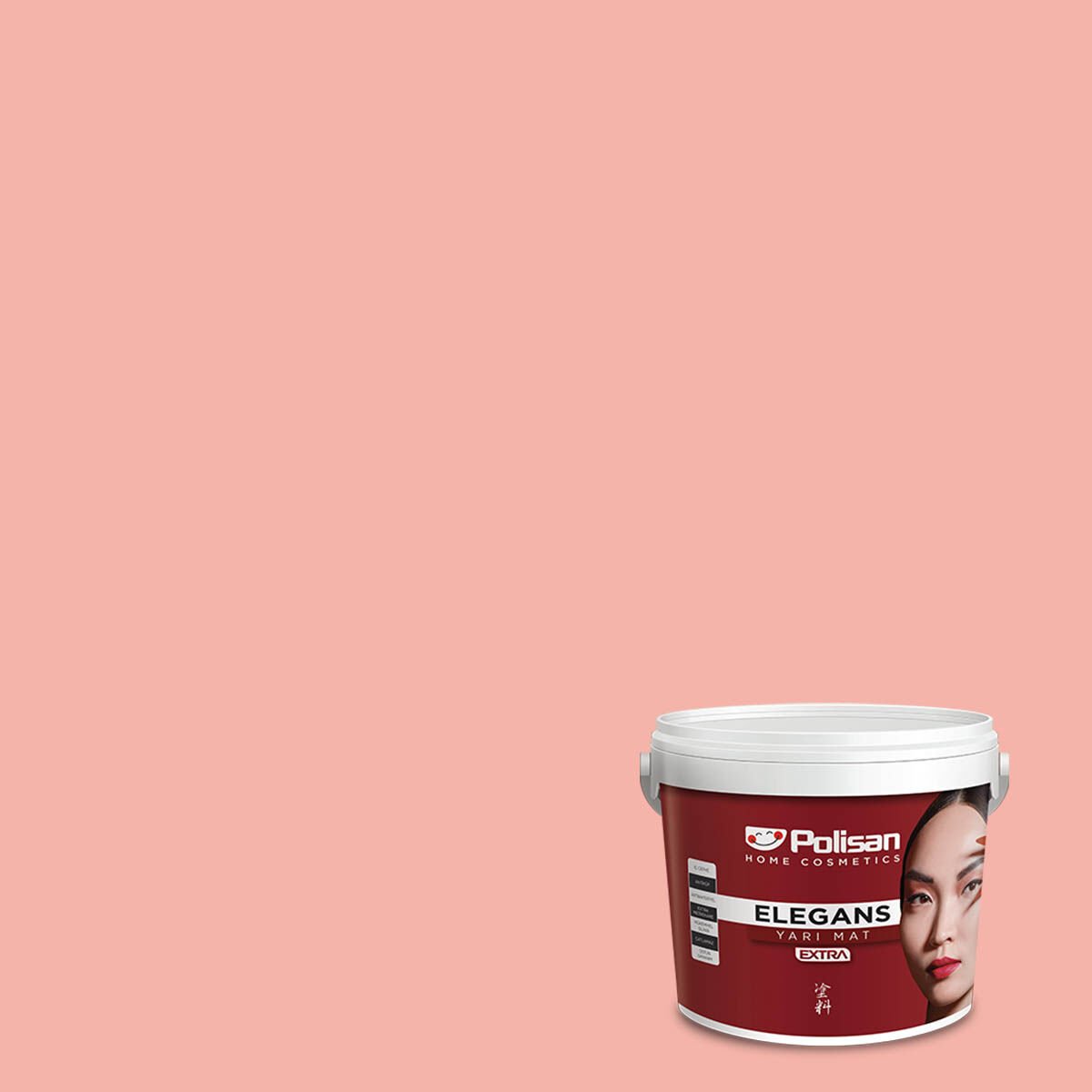 Polisan Elegans Extra Yarı Mat İç Cephe Boyası 12,5 Litre Mutlu Pembe 4230 Cİ-7091