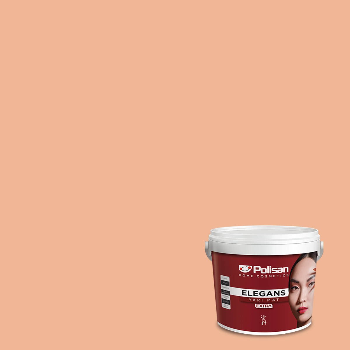 Polisan Elegans Extra Yarı Mat İç Cephe Boyası 7,5 Litre Elegan Somon 4240 Cİ-7111