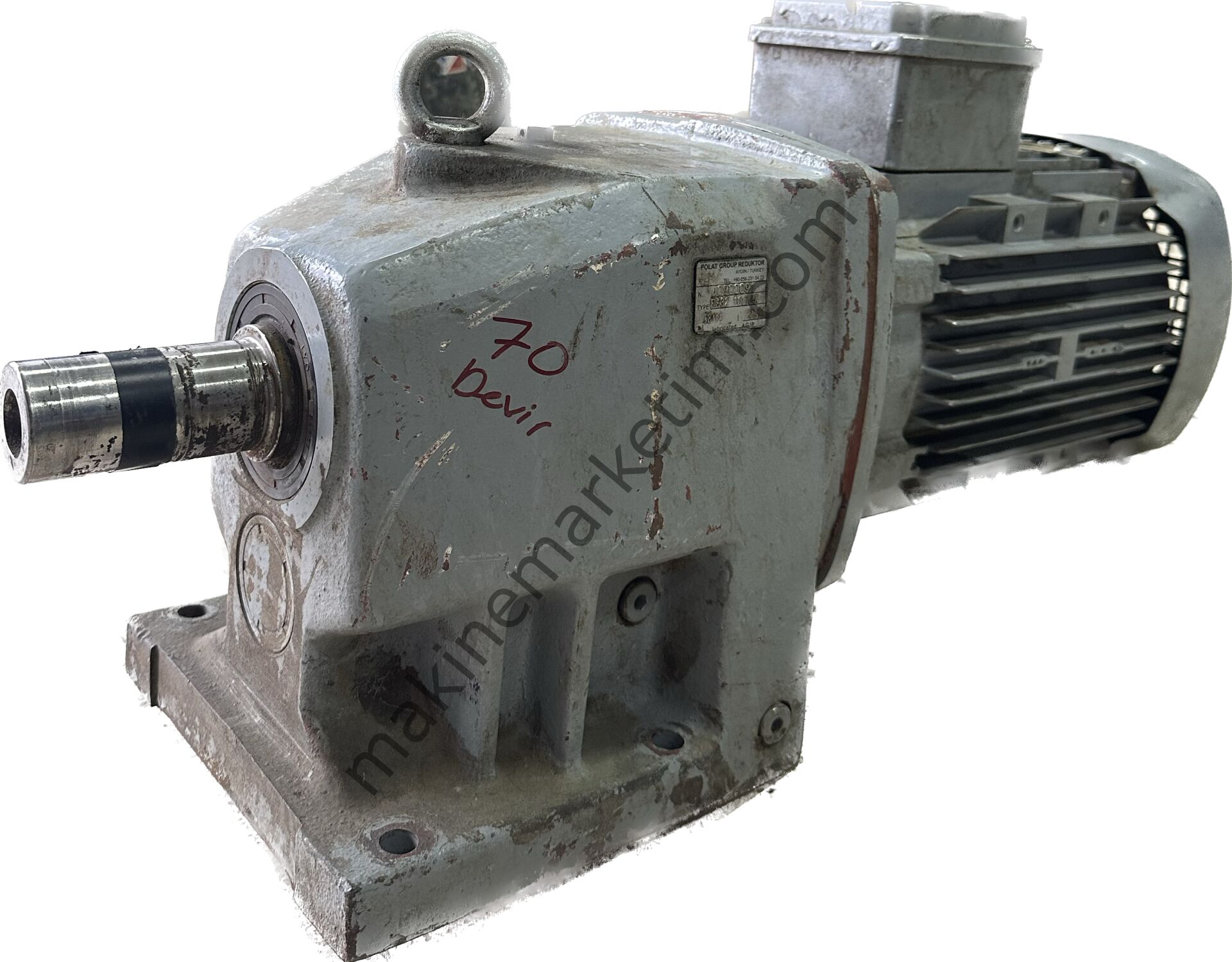 70 Devir Redüktörlü Motor 3KW 380Volt