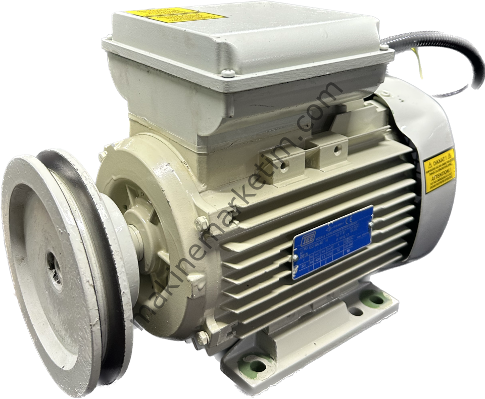 TEE 1.5KW 1400 Devir 220Volt (Monofaze) Motor Kasnaklı