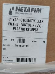 Yarı Otomatik İkiz Plastik Elek Filtre 6'' Screen Guard Viktolik Bağlantılı