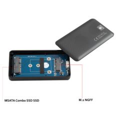 EVEREST HDC-M210 HARİCİ USB 3.0 COMBO SSD HDD KUTU