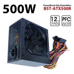 Power Boost BST-ATX500R 500W 12cm Siyah Fan A/PFC