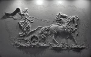 Roma at arabası yarışı görseli duvar kağıdı boy 230 en 260