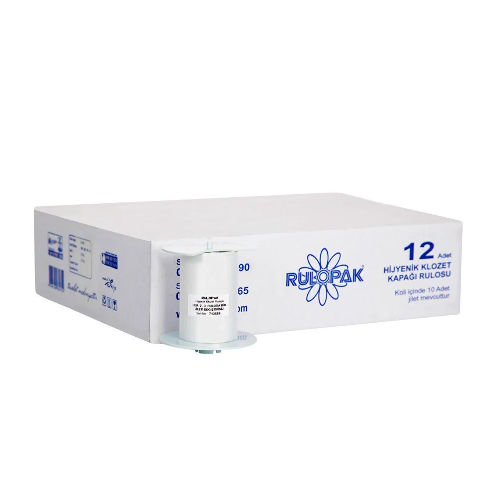 Rulopak R-2201 Sensörlü Klozet Kapak Rulosu 12'li Koli