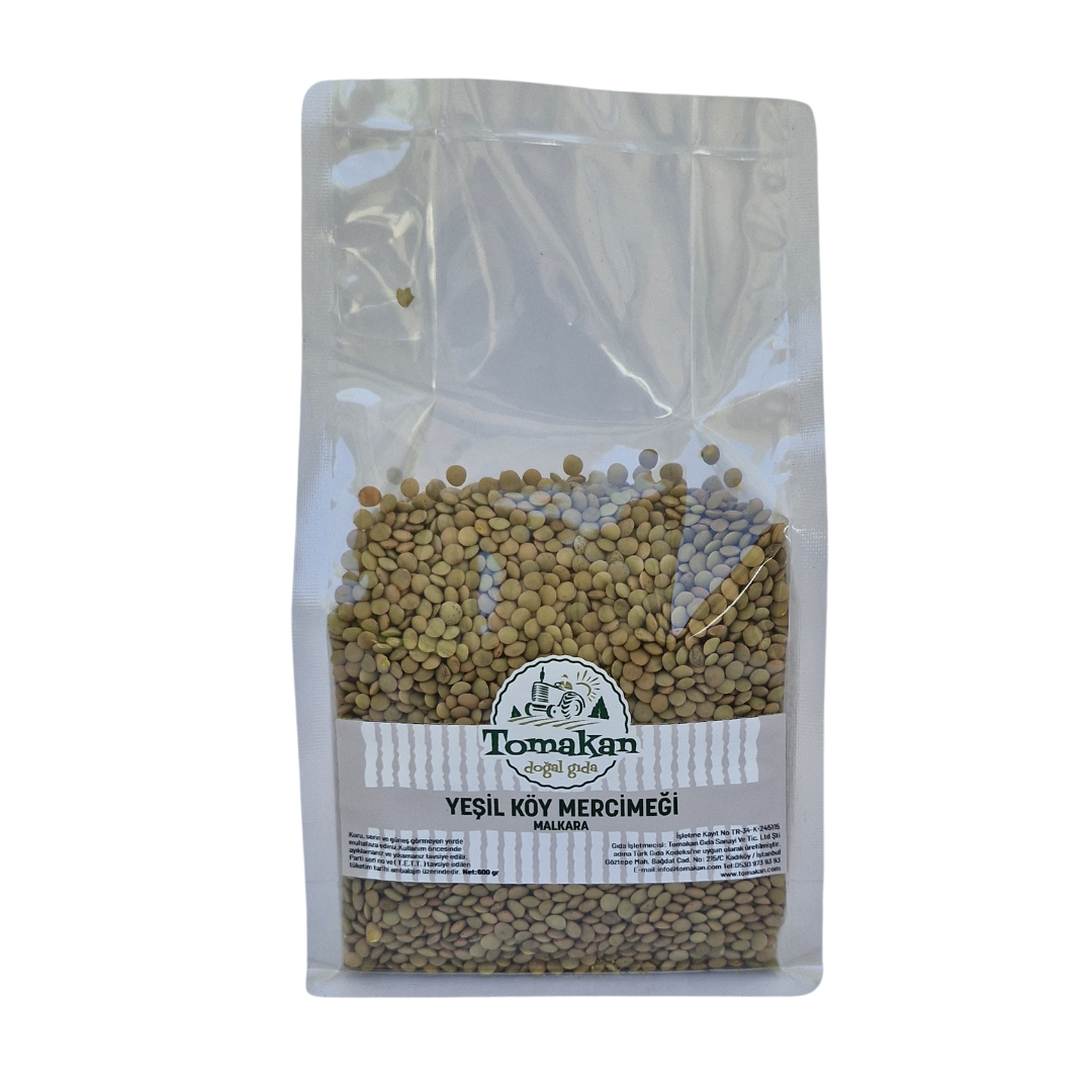 Yeşil Köy Mercimeği (500gr)