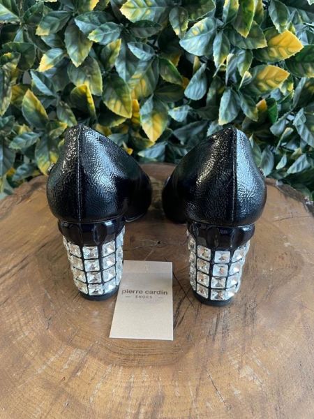 Pierre Cardin Topuğu Taşlı Kırışık Ayakkabı PC51201