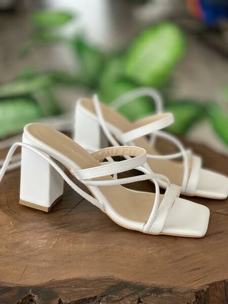 Pierre Cardin Bilekten Bağcıklı Beyaz Kadın Ayakkabı PC52269