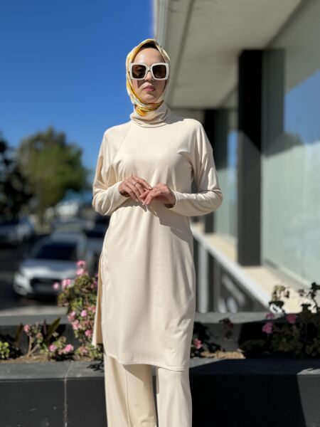 Qupra Maxi Tunik Pantolon Takım QAY62110