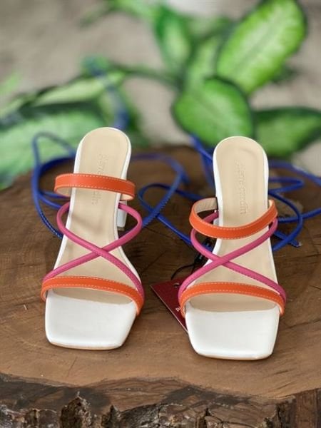 Pierre Cardin Bilekten Bağcıklı Renkli Kadın Ayakkabı PC52269