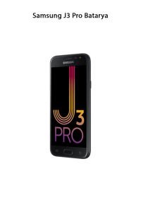Samsung Galaxy J3 Pro Telefonlarla Uyumlu Batarya 2600 mAh