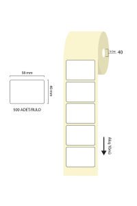 Tanex 58x40mm Eco Termal Etiket 1 Li 40mm 500 Adet