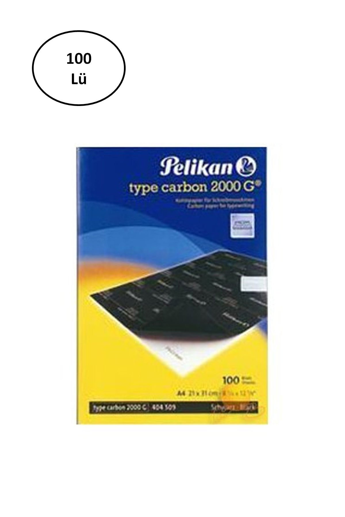 Pelikan 2000 G Hand Siyah Karbon Kağıdı (100'Lü)