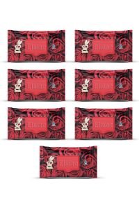 7 Paket Red Rose Islak Havlu Mendil 90 Adet Kapaklı Gül Kokulu