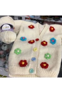 5 Adet Sport Wool Atkı Bere Ceket Yelek Örgü İpi Yünü No: 2807 Bonsai Çiçeği