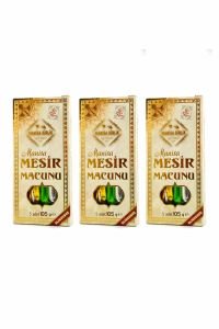 3 'lü Mesir Macunu Glikozsuz 3x5 Adet Çubuk 315 gr