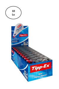 Bic Tipp-ex Mini Pocket Mouse Şerit Düzeltici 10'lu