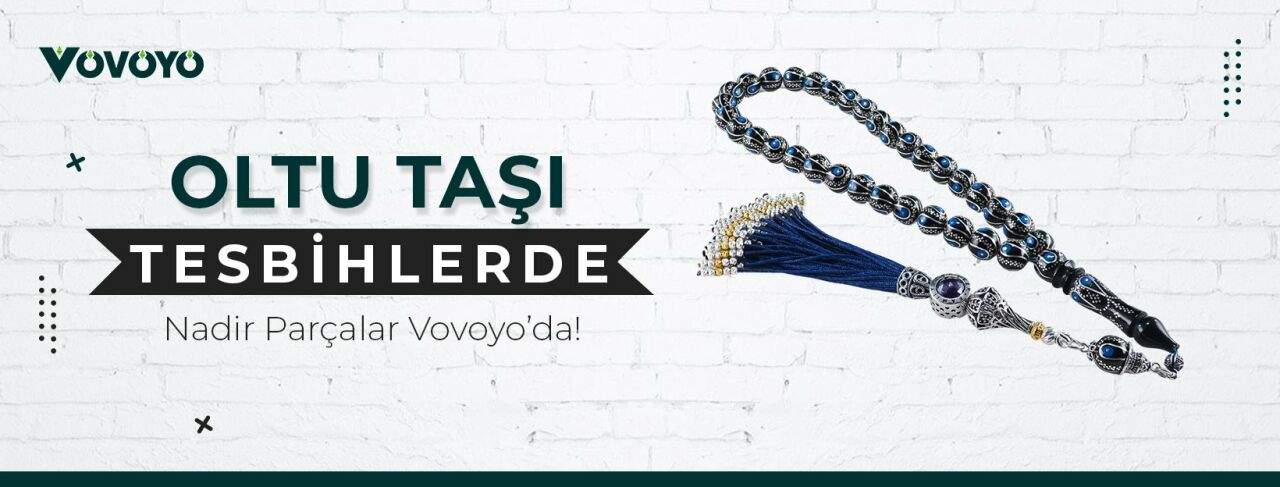 Oltu Taşı Tesbihlerde Nadir Parçalar Vovoyo’da!