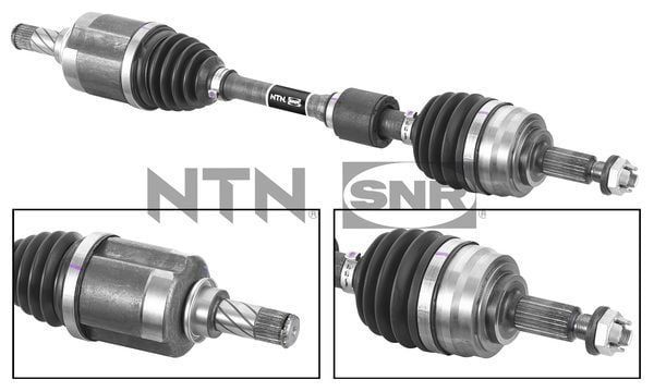 Captur 2-II Sol Ön Aks (699mm Dış Freze 25-İç Freze 33) 1.3 Tce H5H 391011700R - Snr