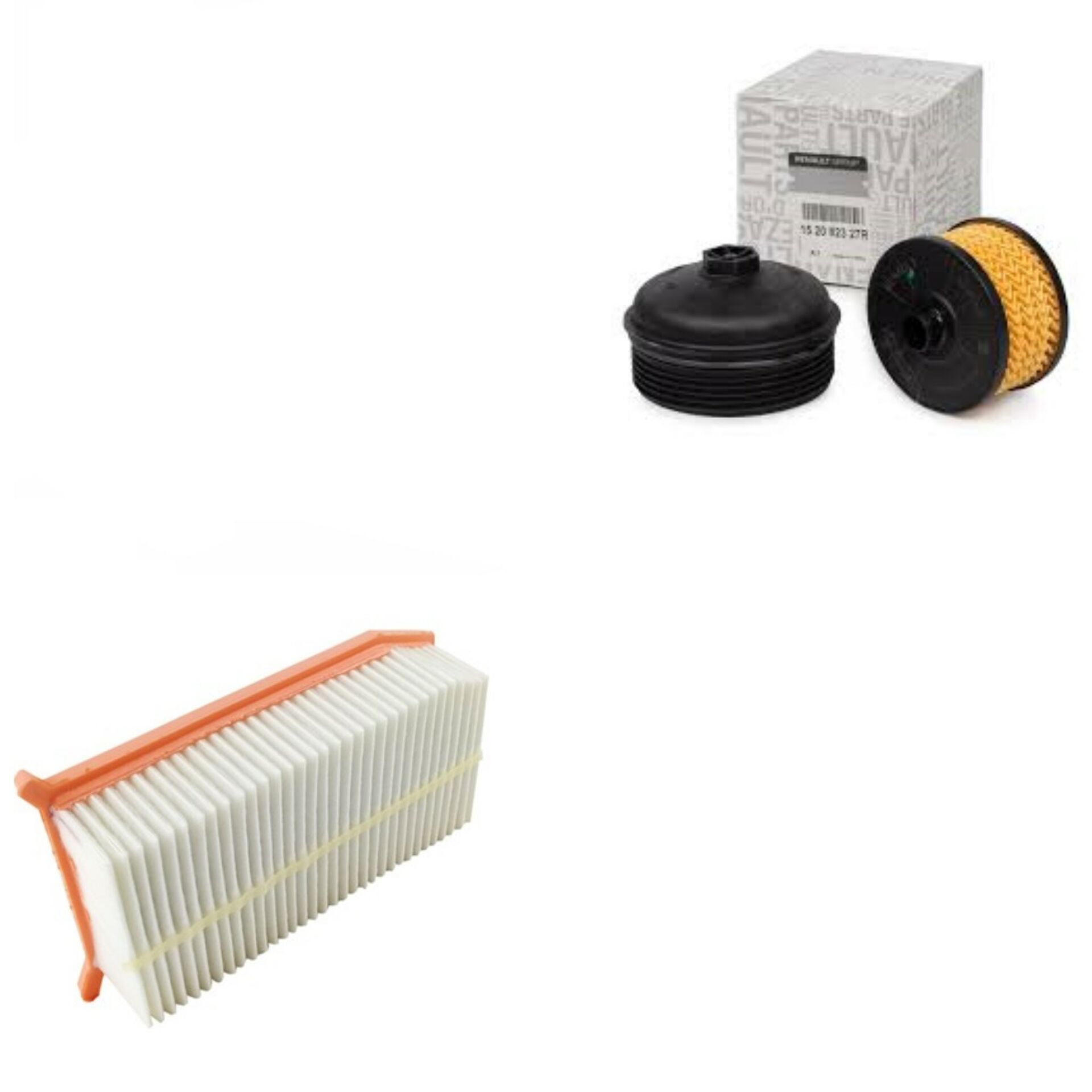 Clio 4-IV Captur 1-I Filtre Bakım Seti 0.9 Tce H4B-1.2 Tce H5F (2013-2020)(Yağ+Hava Filtre