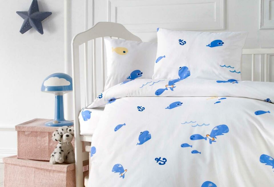 Menderes Home Cotton Collection Ranforce Bebe Nevresim+Yastık Little Baby