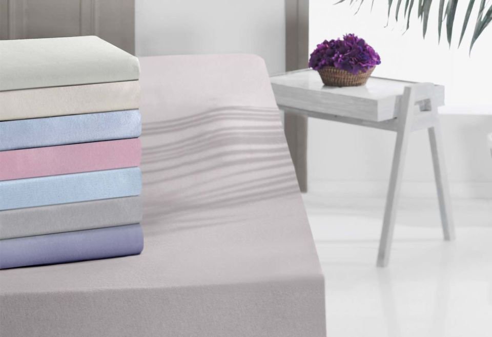 Menderes Home Cotton Collection Jarse Çift Kişilik Fitted Pembe