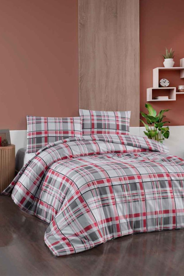 Menderes Home Cotton Collection Flanel R Tek Kişilik Nevresim Takımı G.N. Siyah