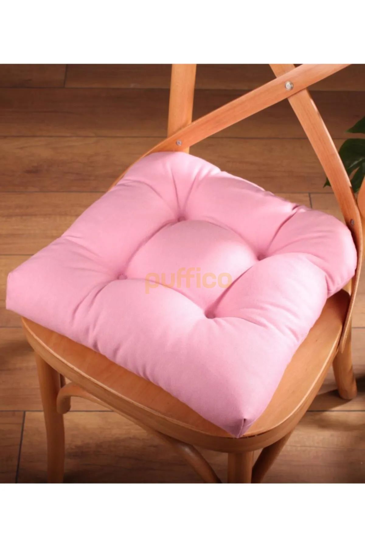 Sandalye Minderi 6'lı - Pembe - Pamuklu