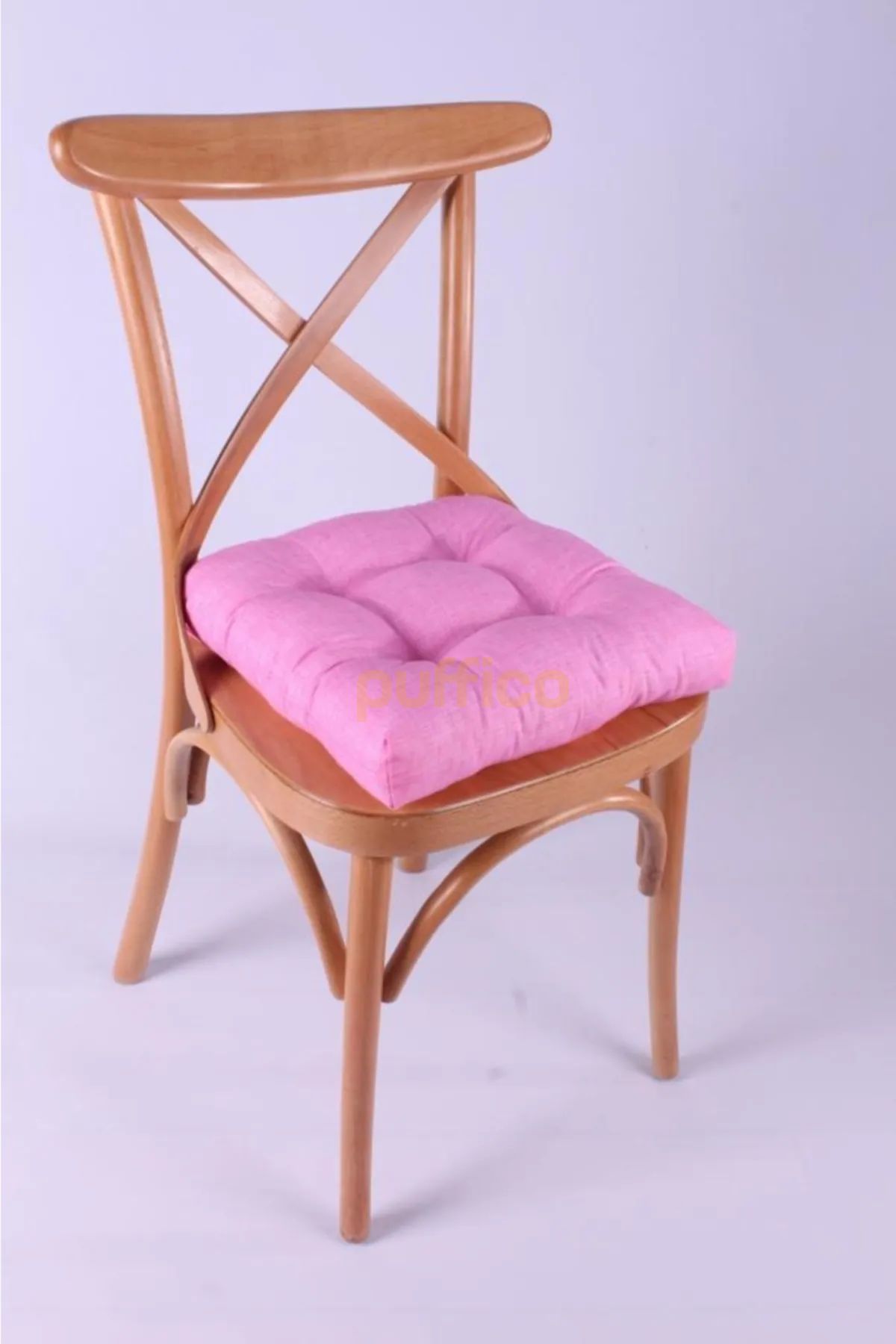 Sandalye Minderi 1'li - Pembe - Polyesterli