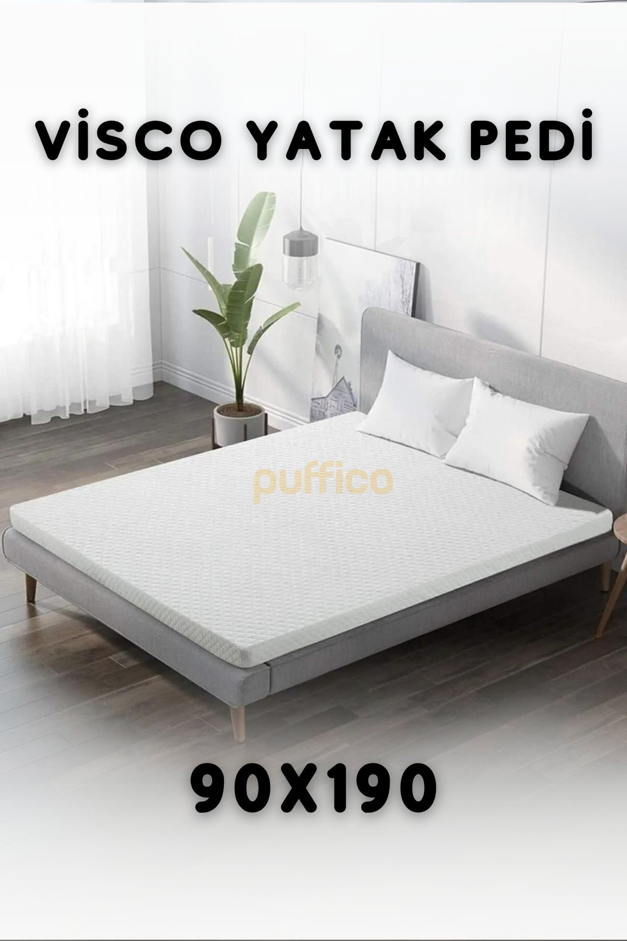 Visco Yatak Pedi 90x190