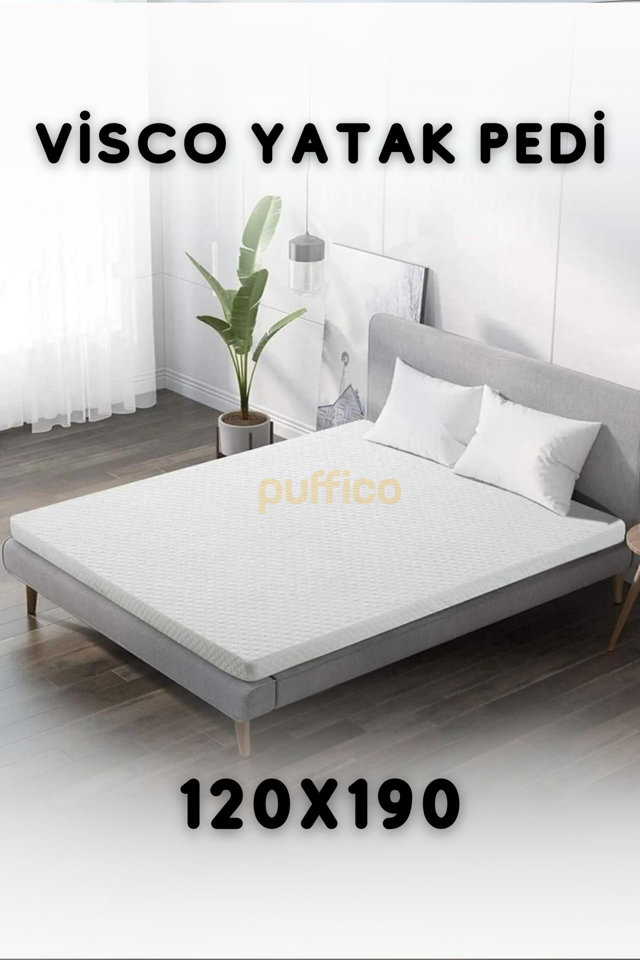 Visco Yatak Pedi 120x190