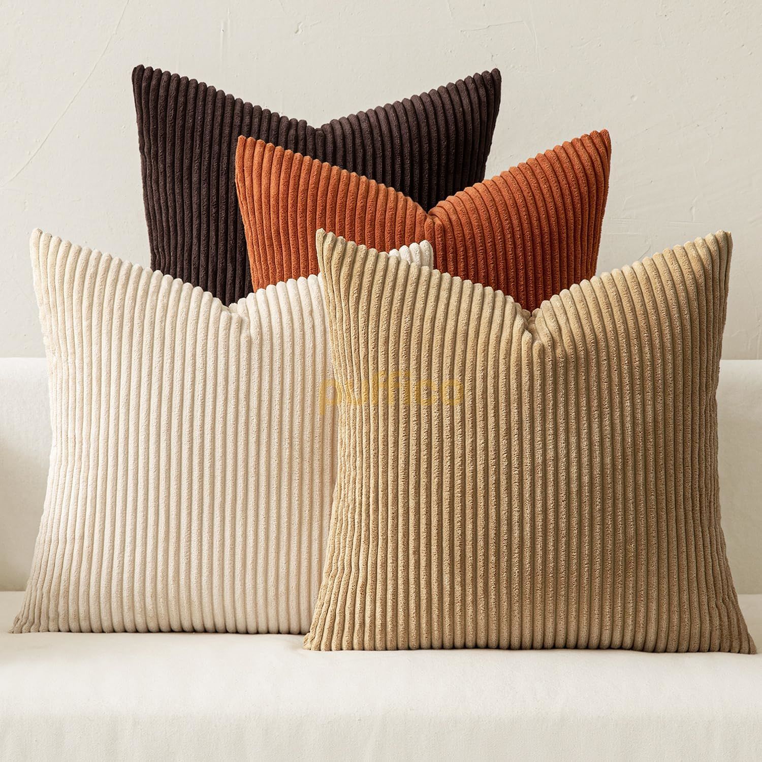 Kırlent Kılıfları 40x40 cm 4'lü Set Modern Dekoratif Kırlent Kılıfları Yumuşak Kadife Ev Dekorasyonu karışık1 - 40x40