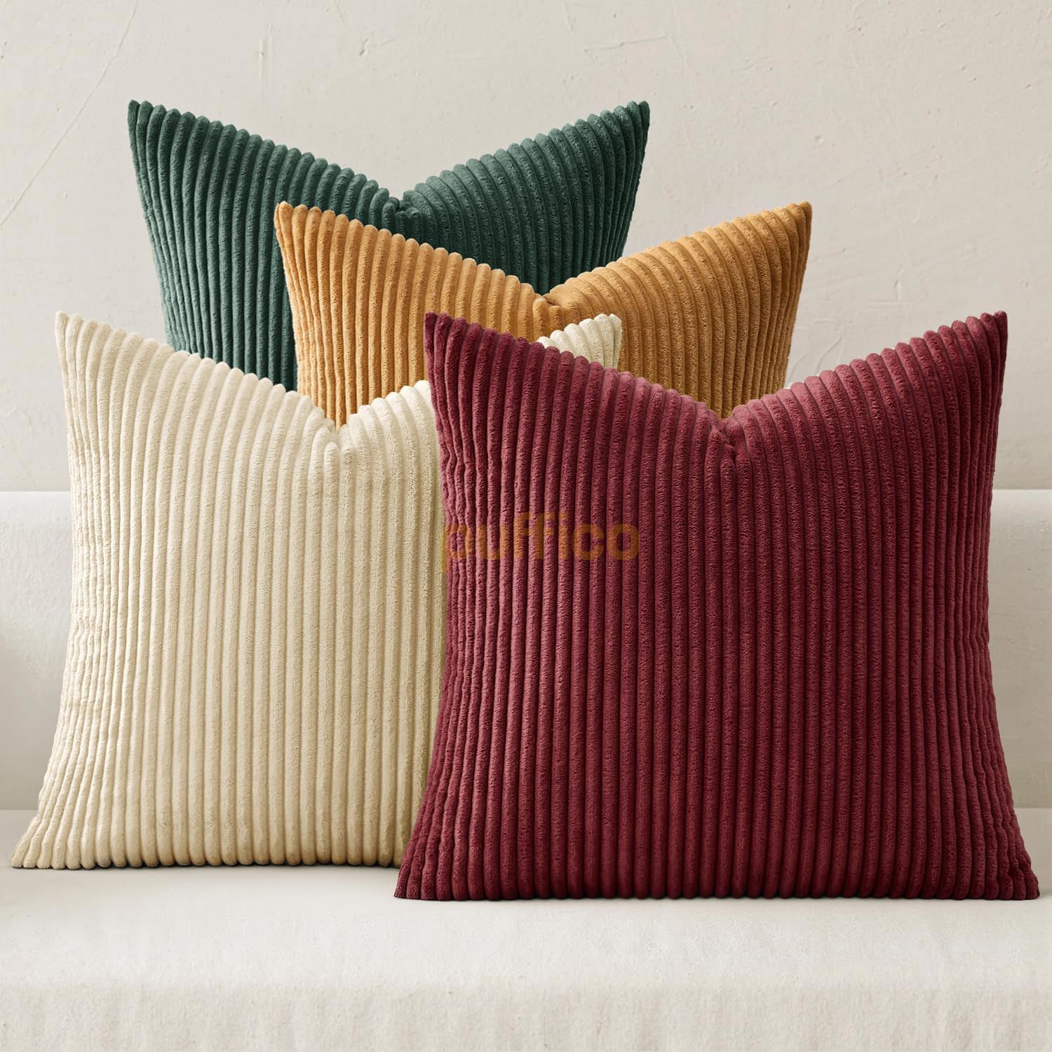 Kırlent Kılıfları 40x40 cm 4'lü Set Modern Dekoratif Kırlent Kılıfları Yumuşak Kadife Ev Dekorasyonu karışık2 - 40x40