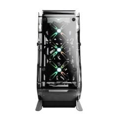 ZALMAN Z-MACHINE500 ATX Mid Tower Siyah Kasa 1xKulaklık ,1xMikrofon, USB 3.1 Type-C, USB 3.0x2 , USB 2.0x2 , 5x120mm A-RGB Led fan