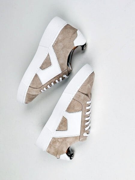 BEIGE SUEDE RAMON  ERKEK DERİ GÜNLÜK AYAKKABI BEJ SÜET - 42