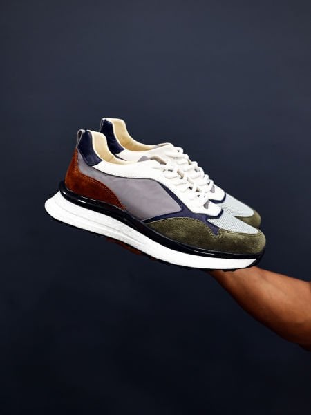 MİX PIERRE AIR RAHAT HAKİKİ DERİ SNEAKERS MİX - 41