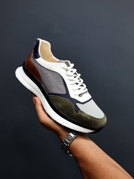 MİX PIERRE AIR RAHAT HAKİKİ DERİ SNEAKERS MİX - 41